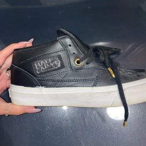 Half cab black vans